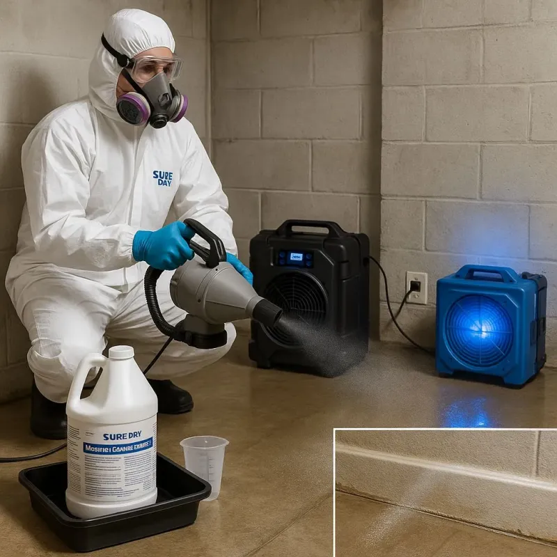 Sanitization and Odor Removal process in Holiday, FL