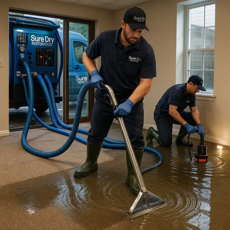 Water Extraction and Removal process in Holiday, FL